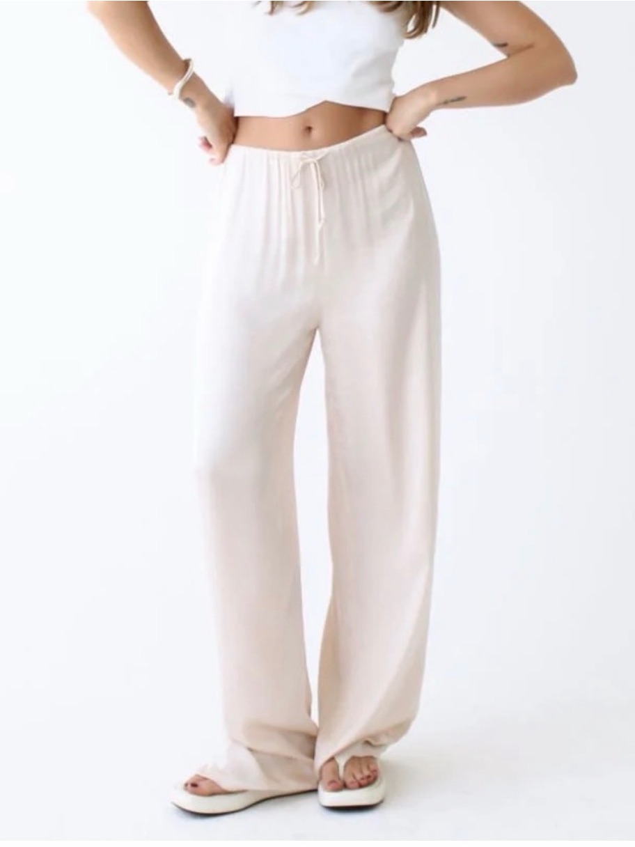 Rumored Cape Pants Size S Cream — image 3 of 8